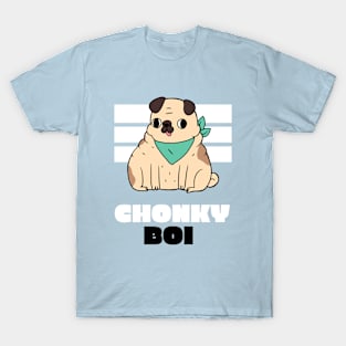 CHONKY BOI dog T-Shirt